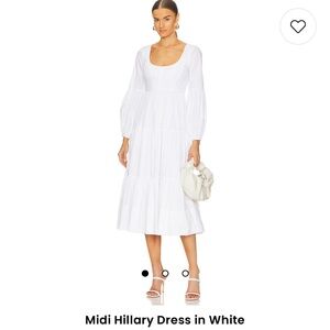 Midi Hillary Dress, Cinq a Sept, white